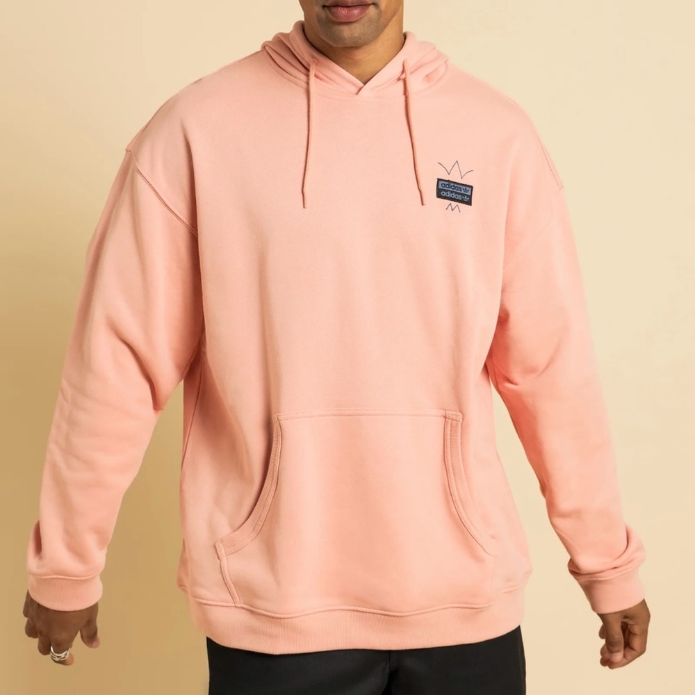 Adidas Light Pink Hoodie for Men
